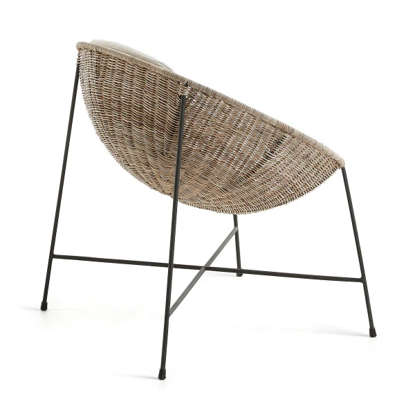 Rotan Fauteuil Rond 5 Rotan Fauteuil Rond - Afbeelding 3