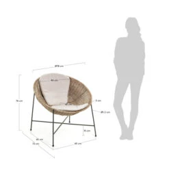 Rotan Fauteuil Rond 13 Rotan Fauteuil Rond -Zuiver Verkoop kave home kathryn catty rotan halvebol fauteuil 06