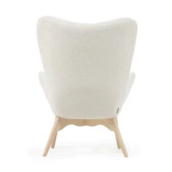 Oorfauteuil Wit Boucle -Zuiver Verkoop kave home kody vlinderfauteuil wit boucle 05
