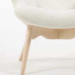 Oorfauteuil Wit Boucle -Zuiver Verkoop kave home kody vlinderfauteuil wit boucle 08
