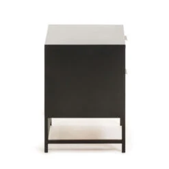 Zwart Nachtkastje Met Webbing -Zuiver Verkoop kave home kyoko zwart nachtkastje met webbing 03