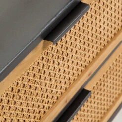 Zwart Tv-meubel Met Webbing -Zuiver Verkoop kave home kyoko zwart tv meubel met webbing 10