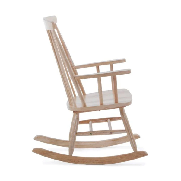 Houten Schommelstoel 4 Houten Schommelstoel - Afbeelding 2