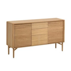 Eiken Retro Dressoir 14 Eiken Retro Dressoir -Zuiver Verkoop kave home lenon eiken retro dressoir 01