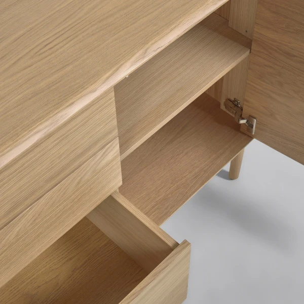 Eiken Retro Dressoir 7 Eiken Retro Dressoir - Afbeelding 5