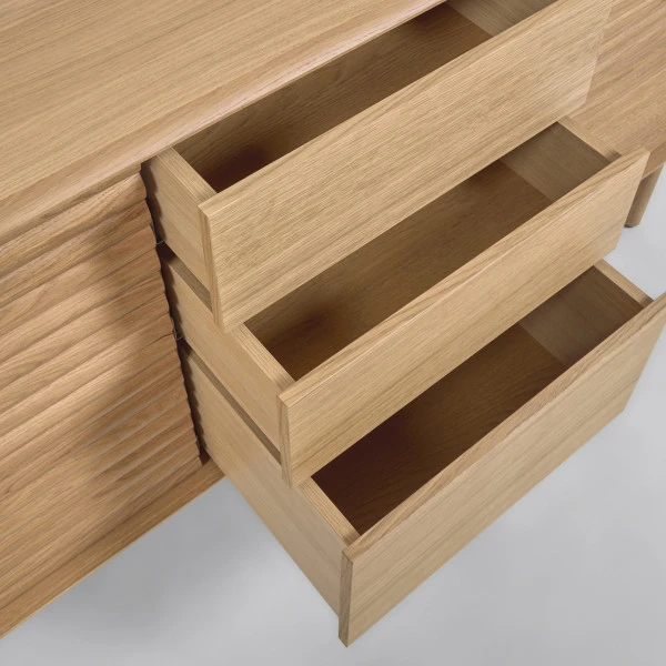 Eiken Retro Dressoir 8 Eiken Retro Dressoir - Afbeelding 6