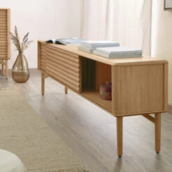 Retro Tv-meubel Eiken -Zuiver Verkoop kave home lenon retro tv meubel eiken 07