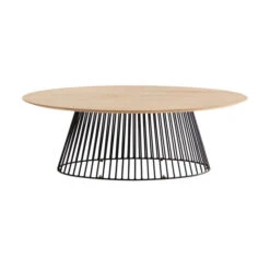 Ovale Salontafel Mangohout -Zuiver Verkoop kave home leska ovale salontafel modern design 02