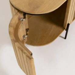 Tv-meubel Ovaal Mangohout -Zuiver Verkoop kave home licia ovaal tv meubel van mangohout 02 1