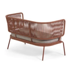 Tuinbankje Met Kussen -Zuiver Verkoop kave home nadin moderne design tuinbank touw 04