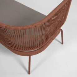 Tuinbankje Met Kussen -Zuiver Verkoop kave home nadin moderne design tuinbank touw 05