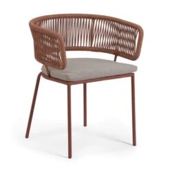 Tuinstoel Touw Met Armleuningen -Zuiver Verkoop kave home nadin moderne tuin eetstoel touw 09