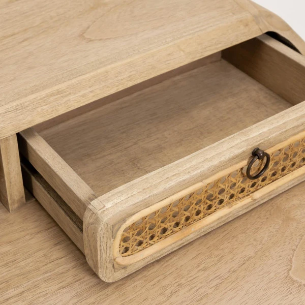Houten Bureau Met Webbing 7 Houten Bureau Met Webbing - Afbeelding 5