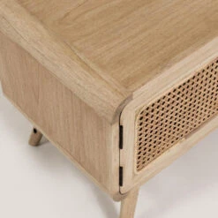 Rotan Tv-meubel Hout -Zuiver Verkoop kave home nalu houten tv meubel met webbing 07