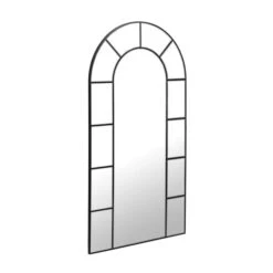 Boogspiegel Industrieel Zwart