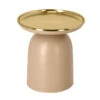 Rond Tafeltje Beige Met Goud -Zuiver Verkoop kave home neiva rond tafeltje beige met goud 01