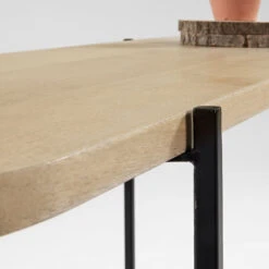 Dubbelbladige Sidetable Ovaal -Zuiver Verkoop kave home palmia dubbelbladige bijzettafel 03