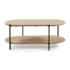 Salontafel Ovaal Mangohout -Zuiver Verkoop kave home palmia salontafel met dubbel blad 02