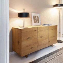 Boomstam Dressoir Eiken -Zuiver Verkoop kave home rasha eiken boomstam dressoir 04