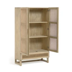 Rotan Webbing Kast -Zuiver Verkoop kave home rexit rotan webbing kast 02