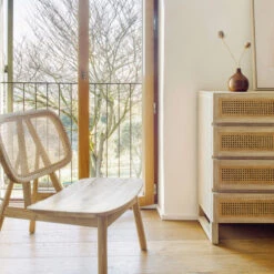 Rotan Webbing Ladekast -Zuiver Verkoop kave home rexit rotan webbing ladekast 08