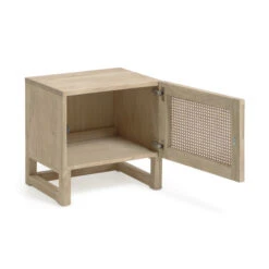 Rotan Webbing Nachtkastje -Zuiver Verkoop kave home rexit rotan webbing nachtkastje 02