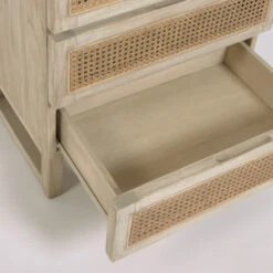 Rotan Webbing Smalle Ladekast -Zuiver Verkoop kave home rexit rotan webbing smalle ladekast 04