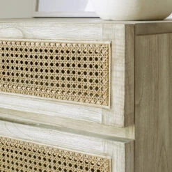 Rotan Webbing Smalle Ladekast -Zuiver Verkoop kave home rexit rotan webbing smalle ladekast 05