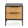 Nachtkastje Zwart Met Eiken 2 Nachtkastje Zwart Met Eiken -Zuiver Verkoop kave home savoi nachtkastje zwart met eiken 02