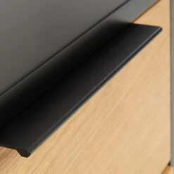 Nachtkastje Zwart Met Eiken -Zuiver Verkoop kave home savoi nachtkastje zwart met eiken 04