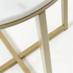 Marmeren Ronde Bijzettafel -Zuiver Verkoop kave home sheffield marmeren ronde bijzettafel 02