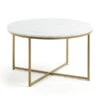 Salontafel Wit Marmer Rond -Zuiver Verkoop kave home sheffield wit marmeren salontafel 01