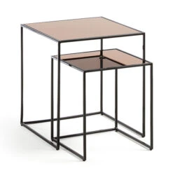 Glazen Bijzettafelset