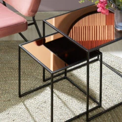 Glazen Bijzettafelset -Zuiver Verkoop kave home sute glazen bijzettafelset 02 1