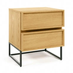 Eiken Nachtkastje -Zuiver Verkoop kave home taiana eiken nachtkastje 02