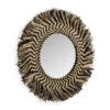 Rieten Spiegel Rond -Zuiver Verkoop kave home takashi ronde spiegel van riet 01