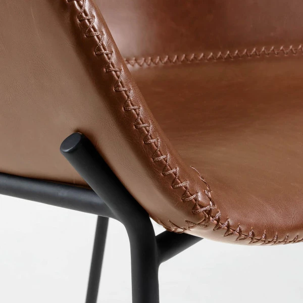 Moderne Barkruk Bruin Leer 9 Moderne Barkruk Bruin Leer - Afbeelding 7