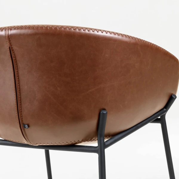 Moderne Barkruk Bruin Leer 8 Moderne Barkruk Bruin Leer - Afbeelding 6