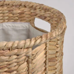 Rieten Wasmand Met Binnenzak -Zuiver Verkoop kave home zaya rieten wasmand met binnenzak 02