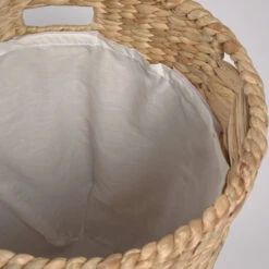 Rieten Wasmand Met Binnenzak -Zuiver Verkoop kave home zaya rieten wasmand met binnenzak 04