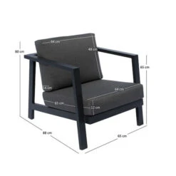 Kettler Loungefauteuil Antraciet -Zuiver Verkoop kettler alba loungefauteuil antraciet 02