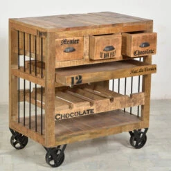 Keukenkast Van Mangohout -Zuiver Verkoop keukentrolley lavis mila 03 800x800 1