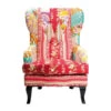 Gebloemde Oorfauteuil -Zuiver Verkoop kleurrijke fauteuil patchwork red 3 800x800 1