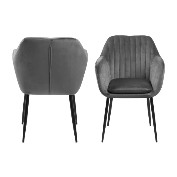 Velvet Eetkamerstoel Met Arm 6 Velvet Eetkamerstoel Met Arm - Afbeelding 4