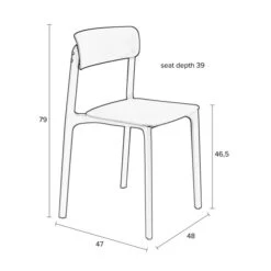 Kunststof Design Stoel -Zuiver Verkoop kunststof design stoel clive lumz home 08