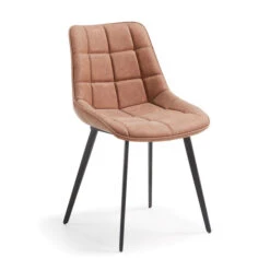 Industriele Kuipstoel Kunstleer -Zuiver Verkoop laforma adah stoel gewatteerd patroon 03 1