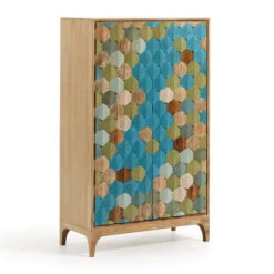Kleurrijke Kast Mozaiek -Zuiver Verkoop laforma ilka wandkast met mozaiek patroon 02