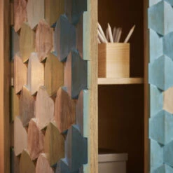 Kleurrijke Kast Mozaiek -Zuiver Verkoop laforma ilka wandkast met mozaiek patroon 07