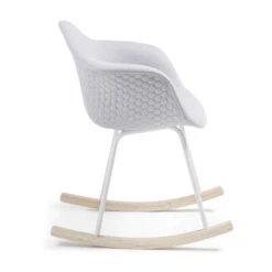 Schommelstoel Quilted Lichtgrijs -Zuiver Verkoop laforma kenna schommelstoel quilted lichtgrijs 02