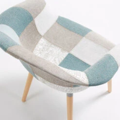 Patchwork Stoel -Zuiver Verkoop laforma kenna stoel met patchwork design 04